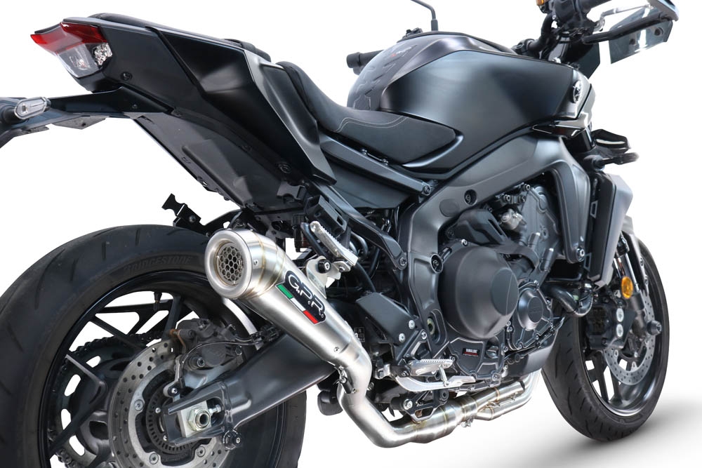 GPR exhaust compatible with  Yamaha FJ-09 2025-2026, Powercone Evo, Full system exhaust including removable db killer and catalyst, EPA-compliant 