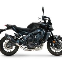 GPR exhaust compatible with  Yamaha FJ-09 2025-2026, GP-Revo Black Titanium, Full system exhaust, including removable db killer 