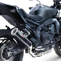 GPR exhaust compatible with  Yamaha FJ-09 2025-2026, M3 Black Titanium, Full system exhaust including removable db killer and catalyst, EPA-compliant 