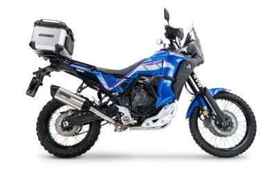 Exhaust compatible with Yamaha Tenere 700 2025-2026, Furore-X Titanio, Slip-on exhaust including removable db killer and link pipe, EPA-compliant 