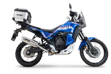 Exhaust compatible with Yamaha Tenere 700 2025-2026, Furore-X Acciaio Inox, Slip-on exhaust including removable db killer and link pipe, EPA-compliant 