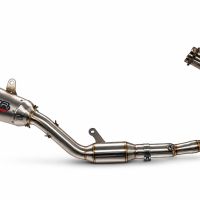 GPR exhaust compatible with Yamaha YZF R7 2021-2024, GP-Revo Titanium, Full system exhaust, including removable db killer 