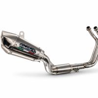 GPR exhaust compatible with Yamaha YZF R7 2021-2024, GP-Revo Titanium, Full system exhaust, including removable db killer 