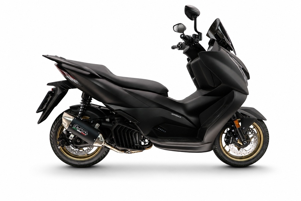 GPR exhaust compatible with Zontes D 125 2025-2026, Furore-X Scooter, Racing full system including manifold and removable db killer 