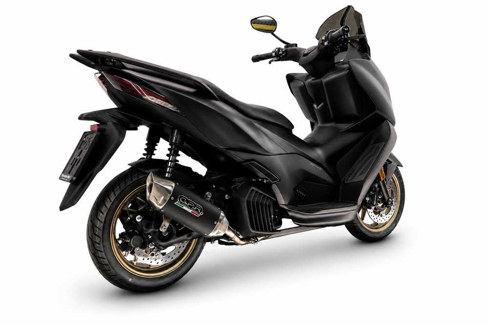 GPR exhaust compatible with Zontes D 125 2025-2026, Furore-X Scooter, Racing full system including manifold and removable db killer 