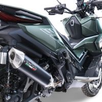 Exhaust compatible with Zontes 365G 2024-2026, Furore-X Scooter, Slip-on exhaust including link pipe and removable db killer 