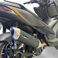 GPR exhaust compatible with  Zontes 365K 2024-2026, Furore-X Scooter, Slip-on exhaust including link pipe and removable db killer 