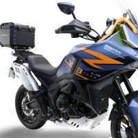 GPR TECH compatible with  Zontes 703 F 2025/2026 GPR TECH Top case in aluminum, black color with specific plate included Capacity 35 LT.