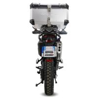 GPR TECH compatible with  Zontes 703 F 2025/2026 GPR TECH Top case in aluminum, silver color with specific plate included Capacity 45 LT.