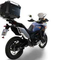 GPR TECH compatible with  Zontes 703 F 2025/2026 GPR TECH Top case in aluminum, black color with specific plate included Capacity 45 LT.