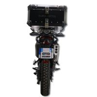 GPR TECH compatible with  Zontes 703 F 2025/2026 GPR TECH Top case in aluminum, black color with specific plate included Capacity 45 LT.