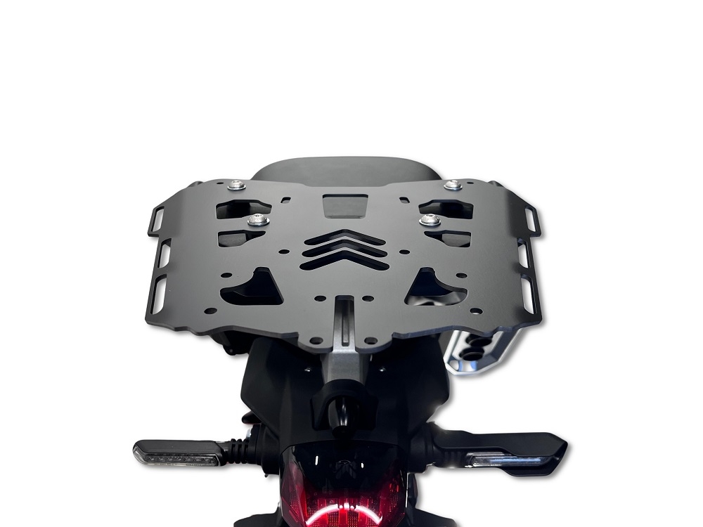GPR TECH compatible with  Zontes 703 F 2025/2026 GPR TECH Top case in aluminum, black color with specific plate included Capacity 35 LT.