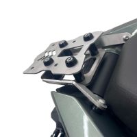 Top case GPR TECH compatible with  Zontes 368 G 2025/2026 GPR TECH Top case in aluminum, silver color, including roof rack and specific plate Capacity 35 LT.